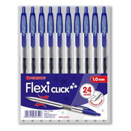 Długopis Penmate FLEXI Click niebieski 1,0mm (TT7984)