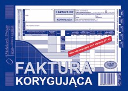 Druk samokopiujący Michalczyk i Prokop Faktura VAT korygująca netto pełna A5 A5 80k. (107-3E)