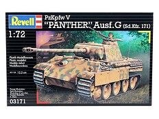 Model do sklejania Panzerkampfwagen V Panther - niemiecki czołg średni z okresu II wojny światowej Revell (03171)