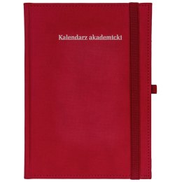 Kalendarz książkowy (terminarz) 5905031842016 Wydawnictwo Wokół Nas Piko akademicki z gumką czerwony A5 (A5TA088B)