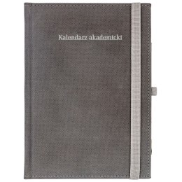 Kalendarz książkowy (terminarz) 5905031842030 Wydawnictwo Wokół Nas Piko akademicki z gumką granatowy A5 (A5TA088B)