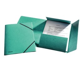 Teczka kartonowa na gumkę Esselte A4 kolor: zielony (26596)