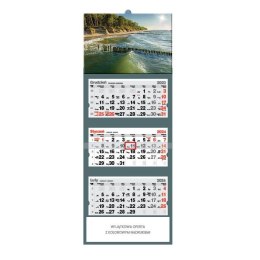 Kalendarz ścienny Jesień w Alpach Jotan trójdzielne (T56)