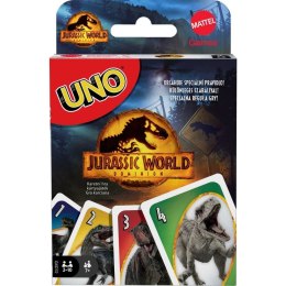 Gra karciana Mattel Jurassic World Uno J (GXD7)