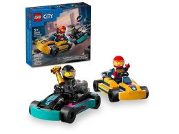 Klocki konstrukcyjne Lego City Gokarty i kierowcy wyścigowi (60400)