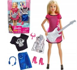 Lalka Rock star Muzyczna Kariera Barbie (GDJ34)