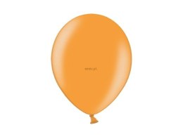 Balon gumowy Partydeco metalizowany 100 szt pomarańczowy metaliczny (12m-081)