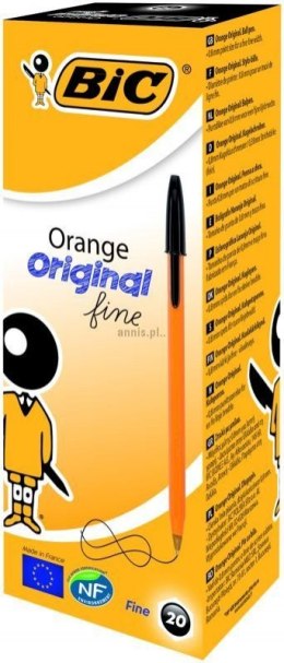 Długopis Bic Orange czarny 0,3mm (8099231)