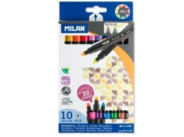 Flamastry dwustronne Milan Bicolor 20 kolorów (6171010)