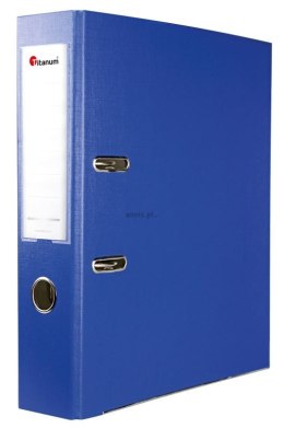 Segregator dźwigniowy Titanum A4 75mm niebieski (03)