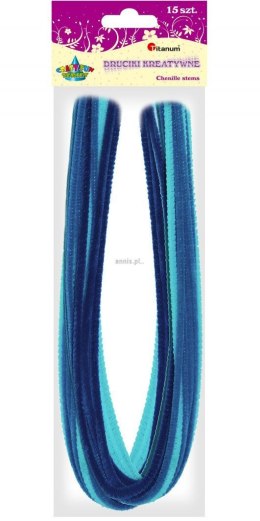 Drucik Titanum Craft-Fun Series kreatywny kolor: niebieski 500mm 15 szt (109 20 009)