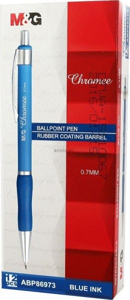 Długopis M&G Chromee niebieski 0,7mm (ABP86973)