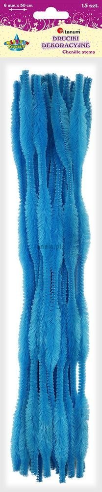 Drucik Titanum Craft-Fun Series kreatywny kolor: niebieski 300mm 15 szt (16001E)