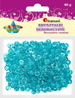 Koraliki kreatywne Titanum Craft-Fun Series plastikowe turkusowe (40g)