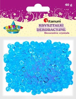 Koraliki kreatywne Titanum Craft-Fun Series plastikowe jasnoniebieskie (40g)