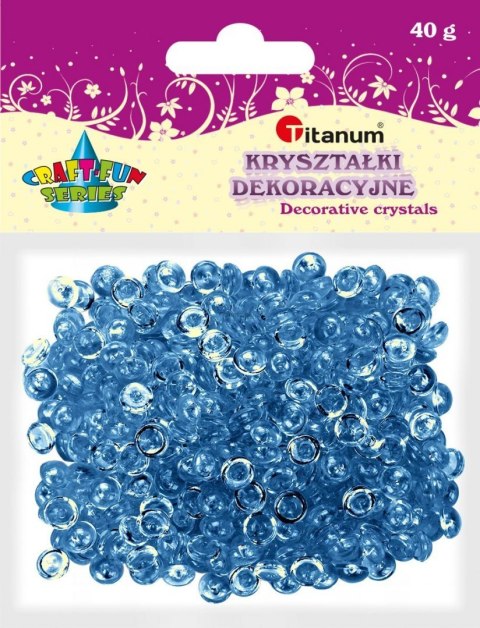Koraliki kreatywne Craft-Fun Series plastikowe ciemnoniebieskie Titanum (40g)