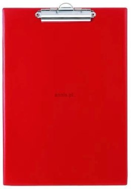 Deska z klipem (podkład do pisania) Biurfol A4 - czerwona [mm:] 230x320 (KH-01-04)