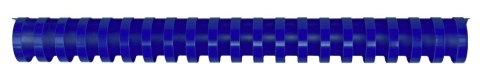 Grzbiety do bindowania A4 niebieski plastik śr. 28mm Titanum