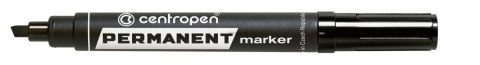 Marker permanentny Centropen 8576, czarny 2,0-5,0mm ścięta końcówka (585760112)