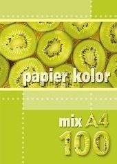 Papier kolorowy Kreska A4 - mix 80g