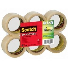 Taśma pakowa Scotch 50mm przezroczysta 66m (371)