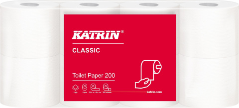 Papier toaletowy Katrin, biały. 8 szt.