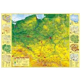 Podkład na biurko Derform Polska mapa [mm:] 490x340 (POPF)