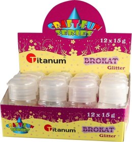 Brokat Titanum Craft-Fun Series 4 kolory x 3 szt. w buteleczkach 15g