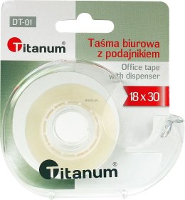 Podajnik do taśmy przezroczysty Titanum (DT-01)