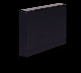 Teczka z szerokim grzbietem na gumkę VauPe CARIBIC BOX A4 kolor: czarny (341/02)