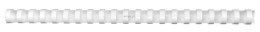 Grzbiety do bindowania Titanum A4 - biały śr. 16mm