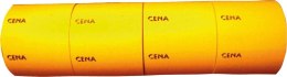 Etykieta do oznaczania Poligraf cenowa typ B - pomarańczowa [mm:] 27x50