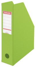 Pojemnik na dokumenty pionowy A4 zielony karton pokryty folią [mm:] 72x318x 242 Esselte (56006)
