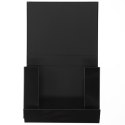 Teczka z szerokim grzbietem na gumkę CARIBIC BOX A4 czarny VauPe (341/02)