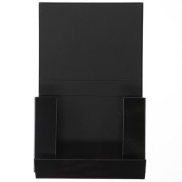 Teczka z szerokim grzbietem na gumkę VauPe CARIBIC BOX A4 kolor: czarny (341/02)