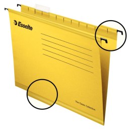 Teczka zawieszkowa Esselte A4 - żółty 210g (90314)