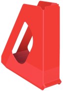 Pojemnik na dokumenty pionowy Vivida Europost A4 czerwony plastik [mm:] 72x256x 260 Esselte (623935)