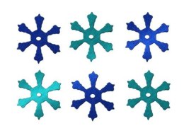 Konfetti Titanum Craft-Fun Series płatki śniegu 14mm (284807)