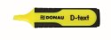 Zakreślacz Donau D-Text, żółty 1,0-5,0mm (7358001PL-11)