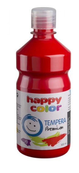 Farba tempera Happy Color kolor: czerwony 500ml 1 kolor. (3310)