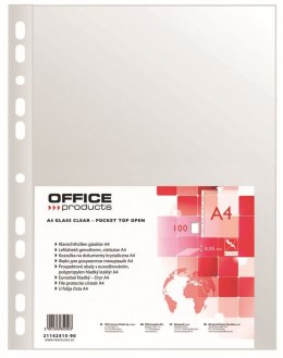 Koszulki na dokumenty Office Products krystaliczne A4 kolor: przezroczysty typu U 50 mic. (21142415-90)