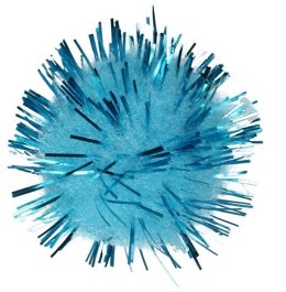 Pompony Titanum Craft-Fun Series brokatowe niebieski 15 szt (338527)