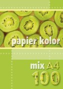 Papier kolorowy A4 mix 80g Kreska