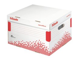 Pudło archiwizacyjne Esselte Speedbox - biało-czerwony [mm:] 433x364x 263 (623913)