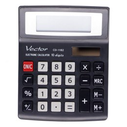 Kalkulator na biurko Vector (KAV CD-1182 BLK)