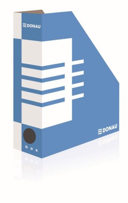 Pojemnik na dokumenty pionowy Donau A4 - niebiesko-biały [mm:] 100x257x 320 (7648001FSC-10)