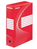 Pudło archiwizacyjne Boxy 100 A4 czerwony karton [mm:] 245x100x 345 Esselte (128422)