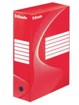 Pudło archiwizacyjne Esselte Boxy 100 A4 - czerwony [mm:] 245x100x 345 (128422)