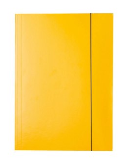 Teczka kartonowa na gumkę Esselte A4 kolor: żółty 400g (13438)