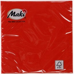 Serwetki Pol-mak - czerwony [mm:] 330x330 (07)